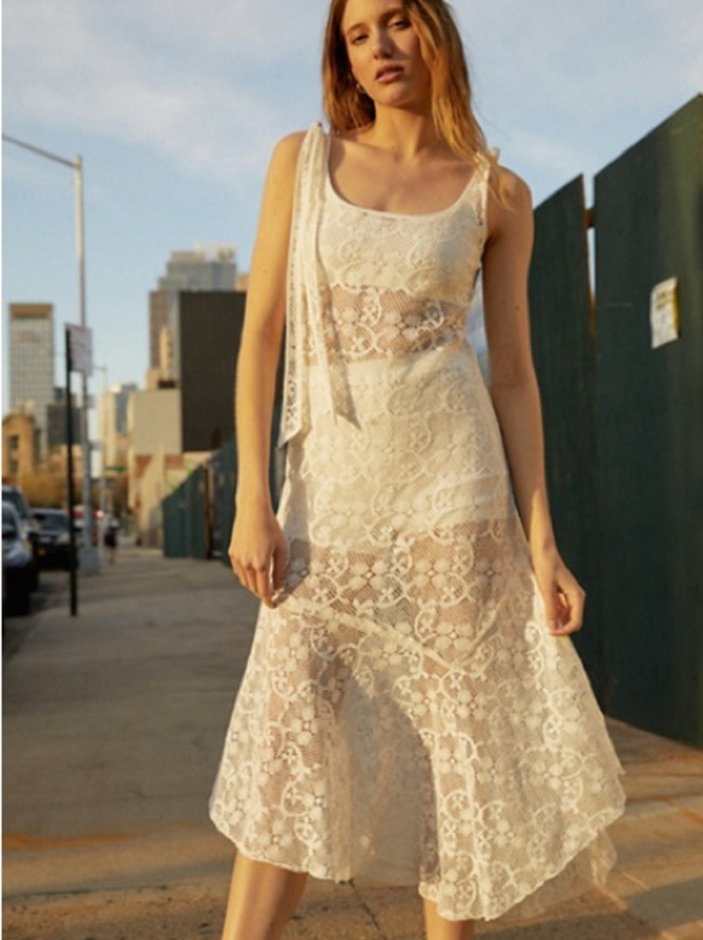Urban Outfitters Lace Midi Dress